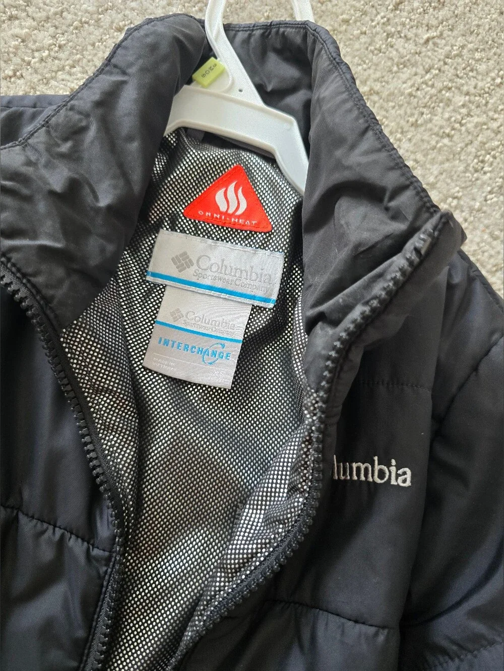 Columbia Kids Black Quilted Puffer Jacket